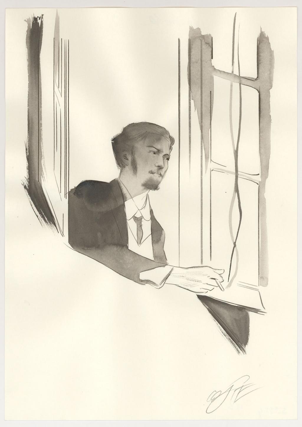 Illustration originale pour la planche originale 10 - Xavier Coste - Technique mixte - 3059