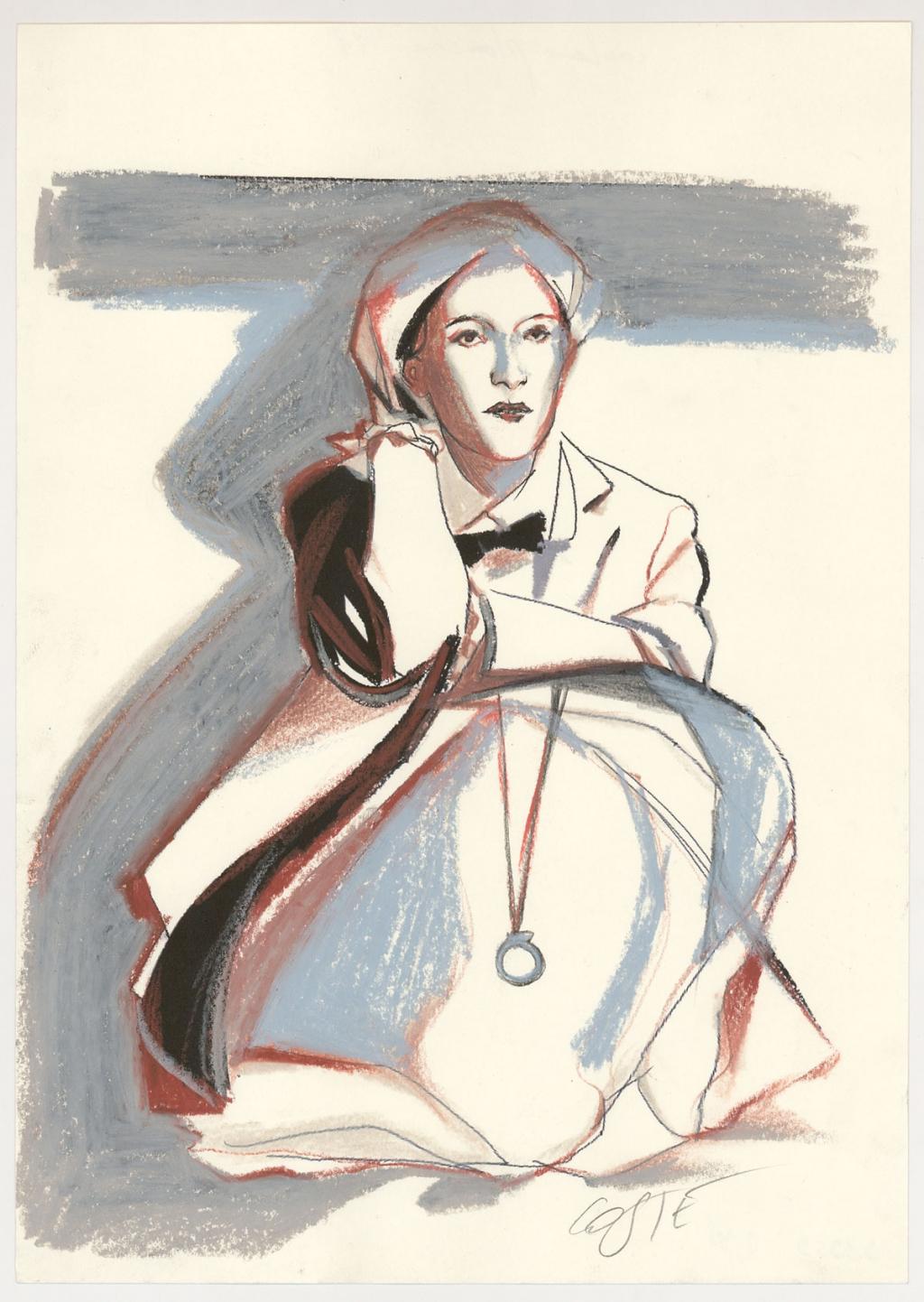 Illustration originale pour la planche originale 18 - Xavier Coste - Technique mixte - 3064