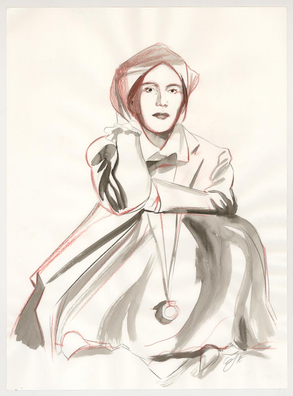 Illustration originale pour la planche 13 - Xavier Coste - Technique mixte - 3071