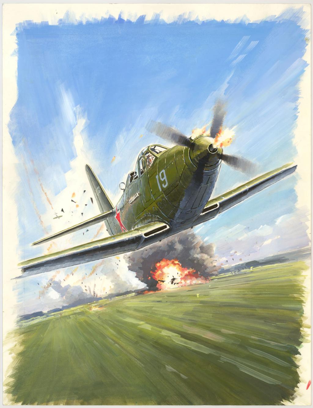 illustration originale intitulée "P63 Russe - Lucio Perinotto - Acrylique sur papier - 3051