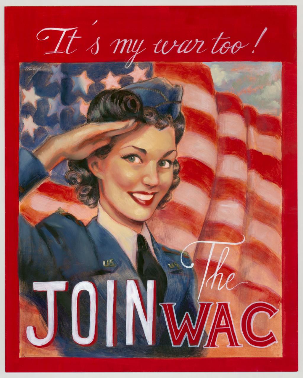 Illustration originale intitulée "It's my war too - Maly Siri - Acrylique sur Artboard - 3107