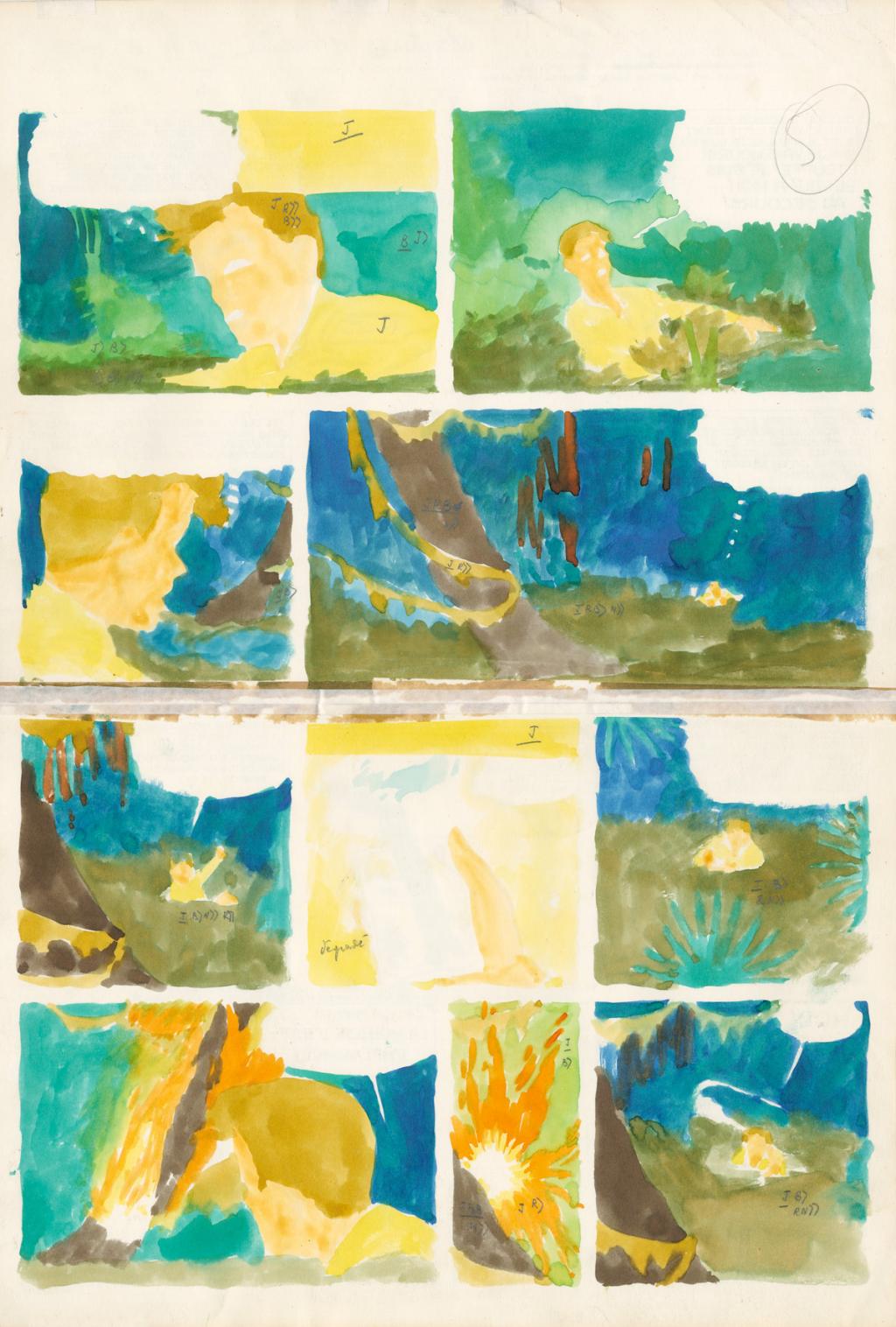 Planche originale de l'album : rendez-vous à 20 heures en enfer - Eddy Paape - Encre de Chine - 3083