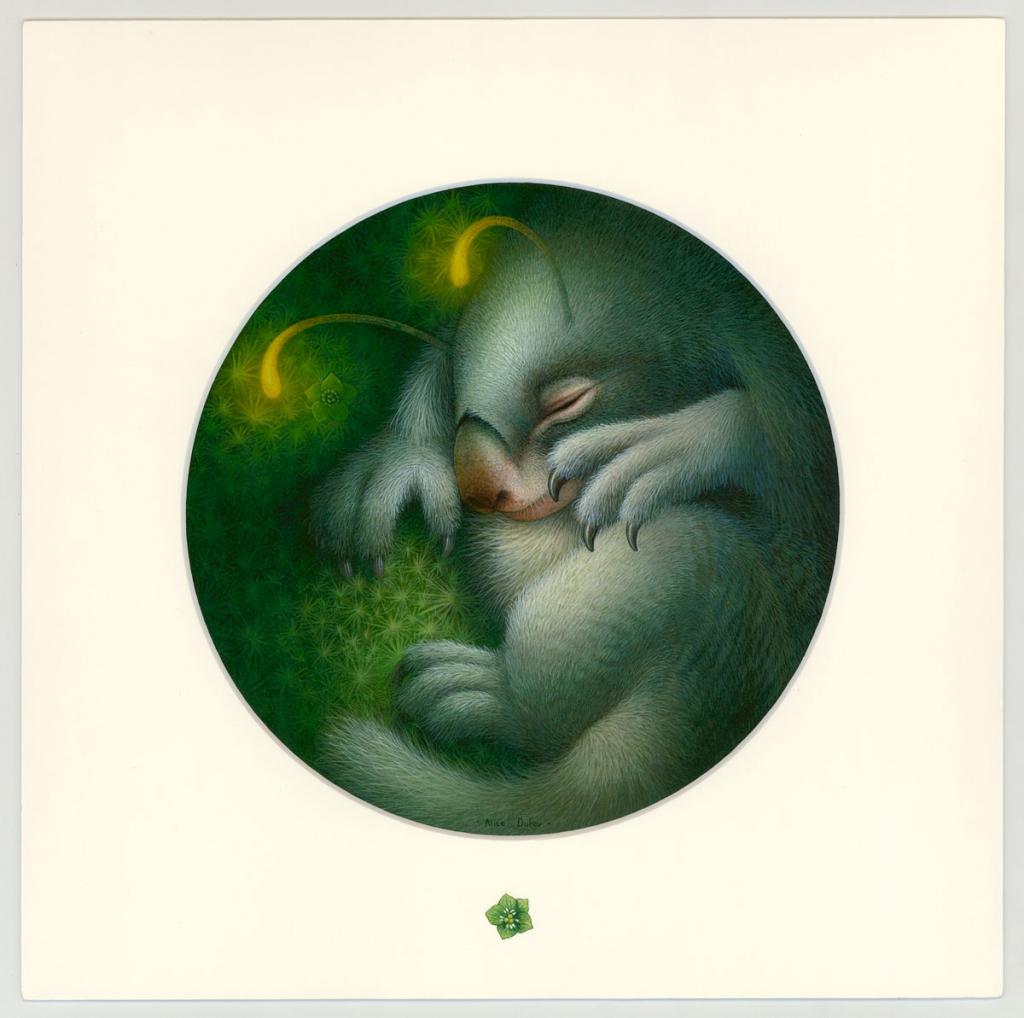 Illustration originale - Koala - Alice Dufeu - Acrylique sur papier - 3232