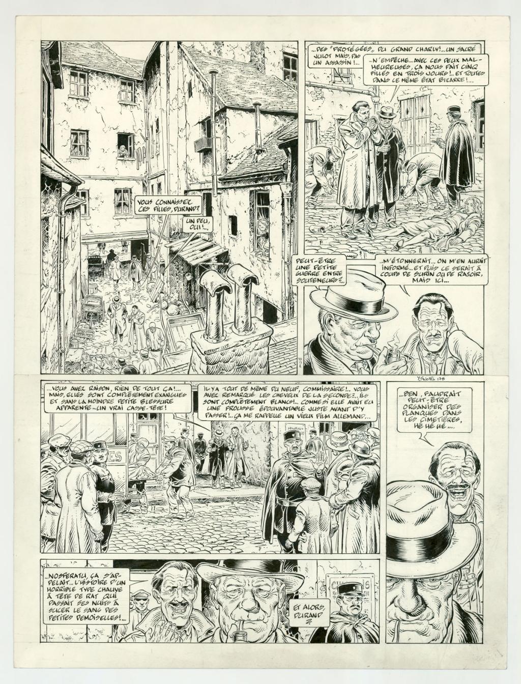 planche originale - Yves Swolfs - Encre de Chine sur papier - 3812