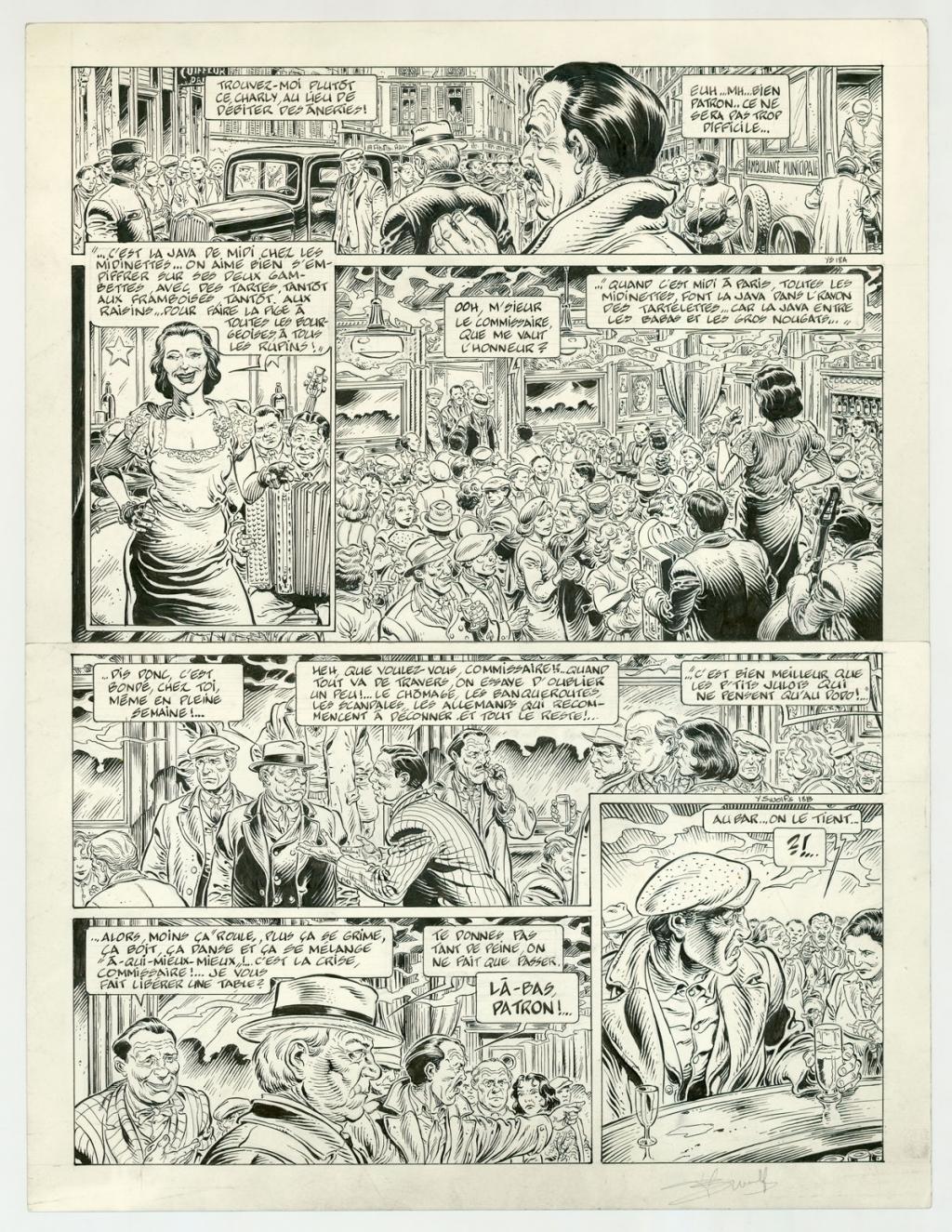 planche originale - Yves Swolfs - Encre de Chine sur papier - 3813