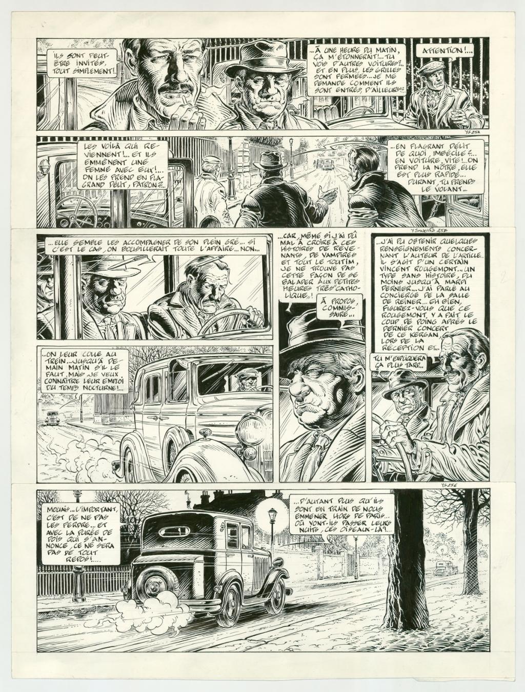 planche originale - Yves Swolfs - Encre de Chine sur papier - 3814