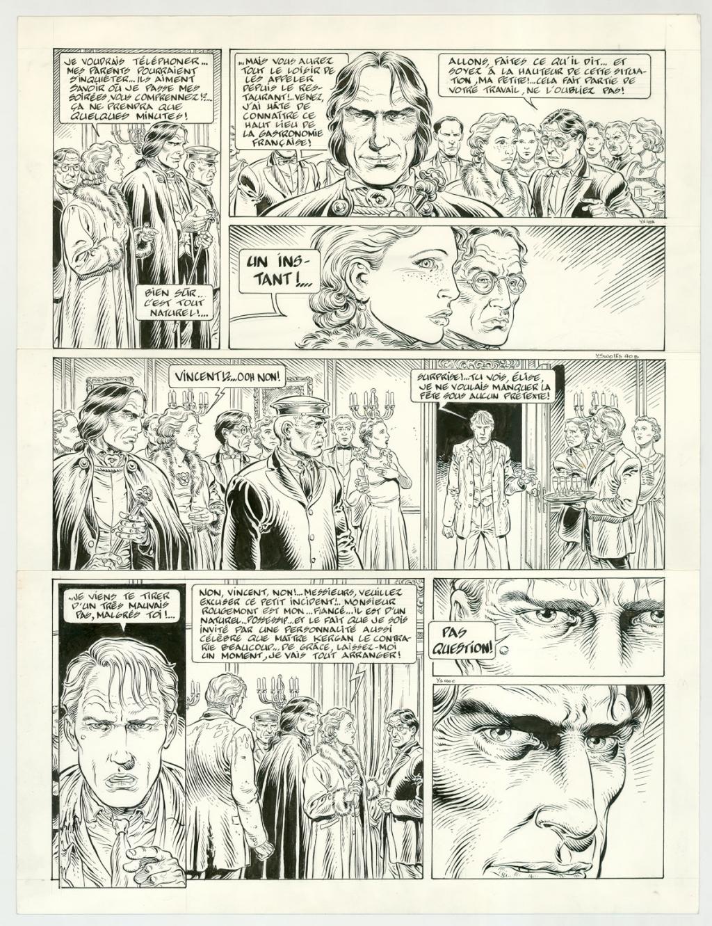 planche originale - Yves Swolfs - Encre de Chine sur papier - 3815