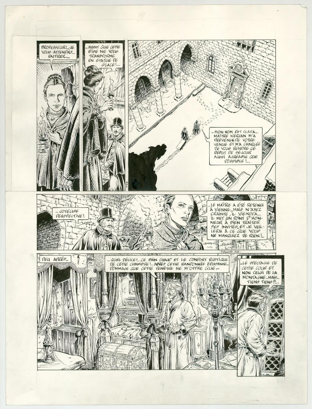 planche originale - Yves Swolfs - Encre de Chine sur papier - 3816