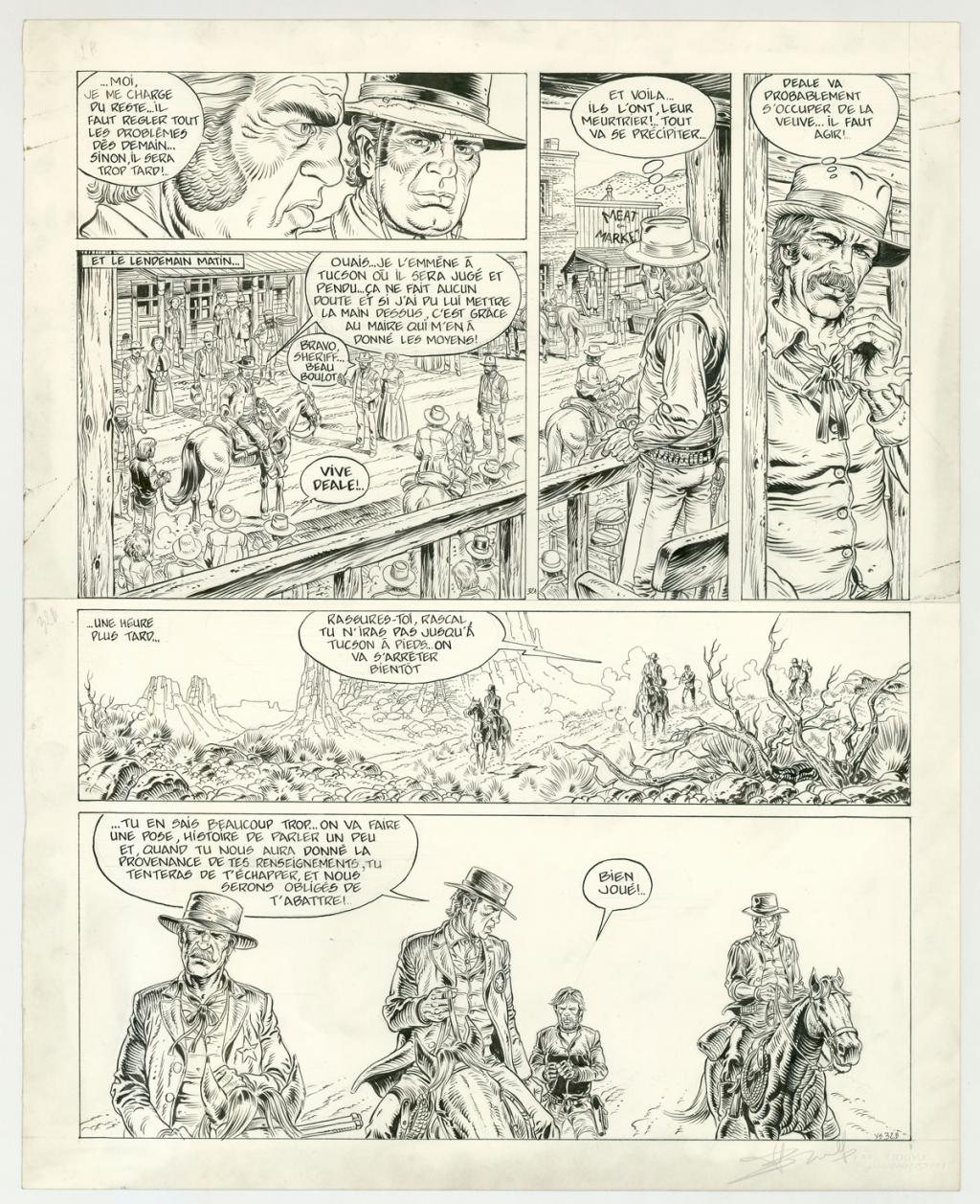 planche originale - Yves Swolfs - Encre de Chine sur papier - 3189