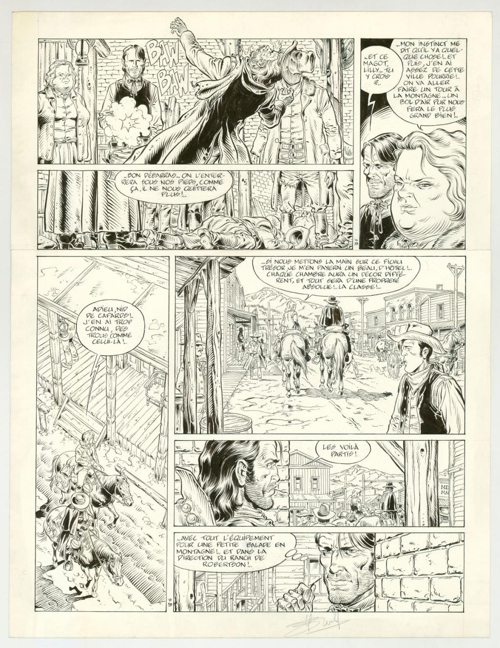 planche originale - Yves Swolfs - Encre de Chine sur papier - 3191