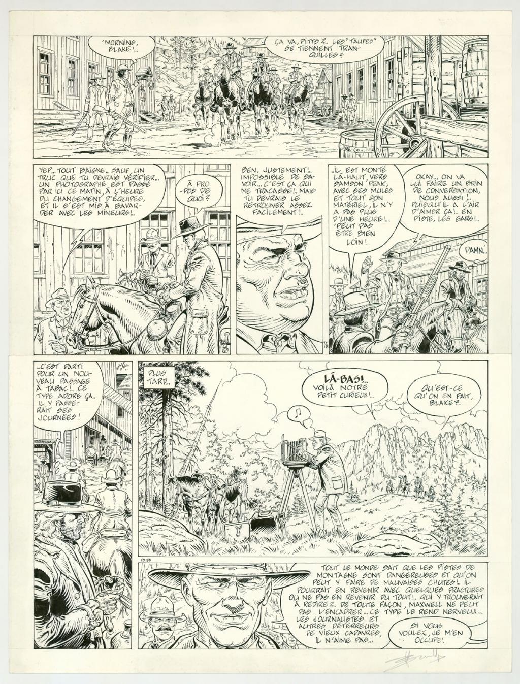 planche originale - Yves Swolfs - Encre de Chine sur papier - 3197