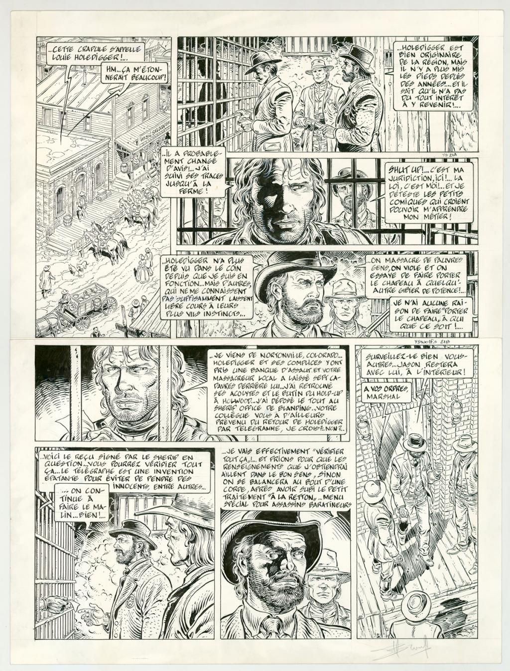 planche originale - Yves Swolfs - Encre de Chine sur papier - 3200