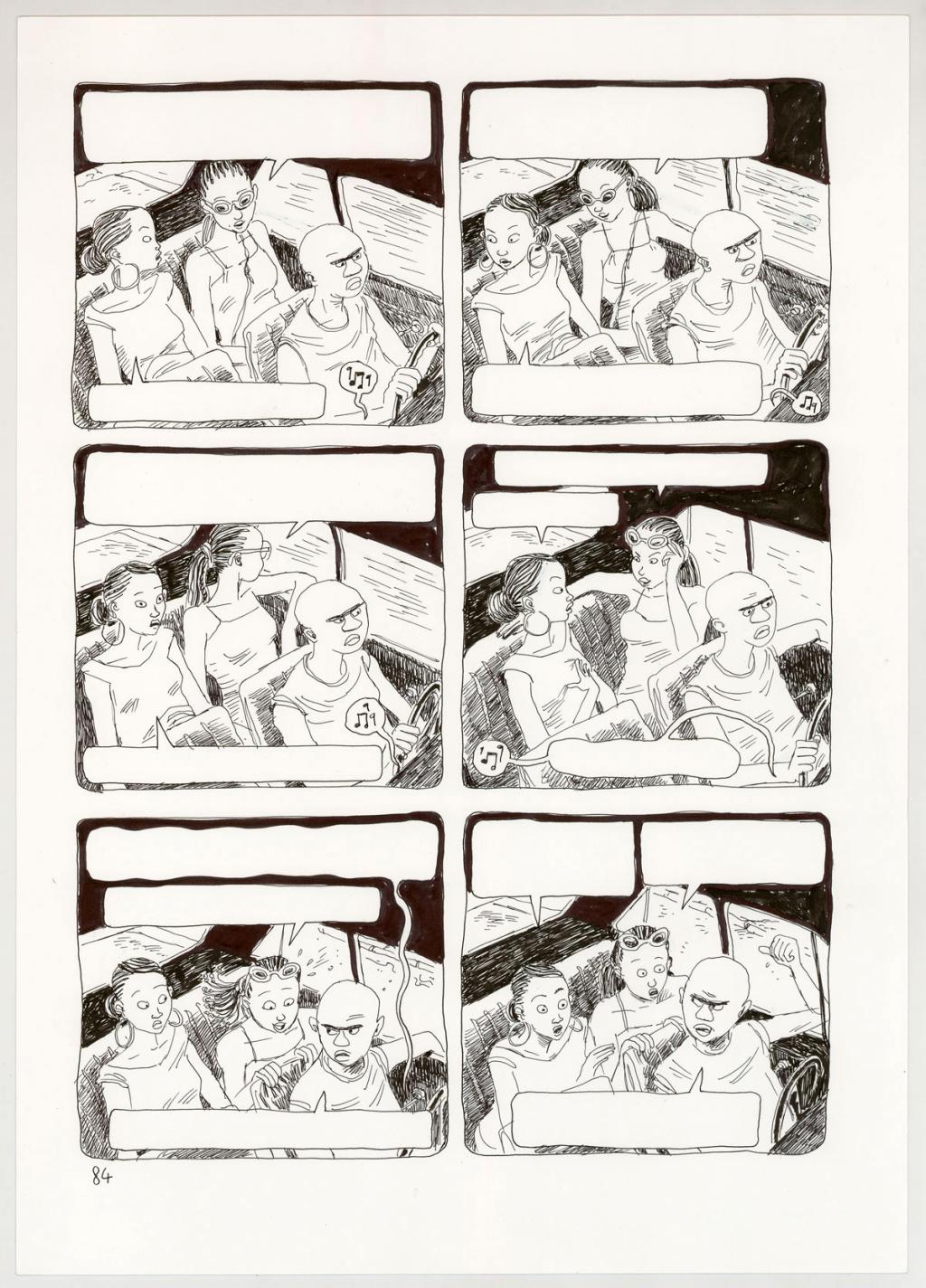 Planche originale - Clément Oubrerie - Encre de Chine sur papier - 4436