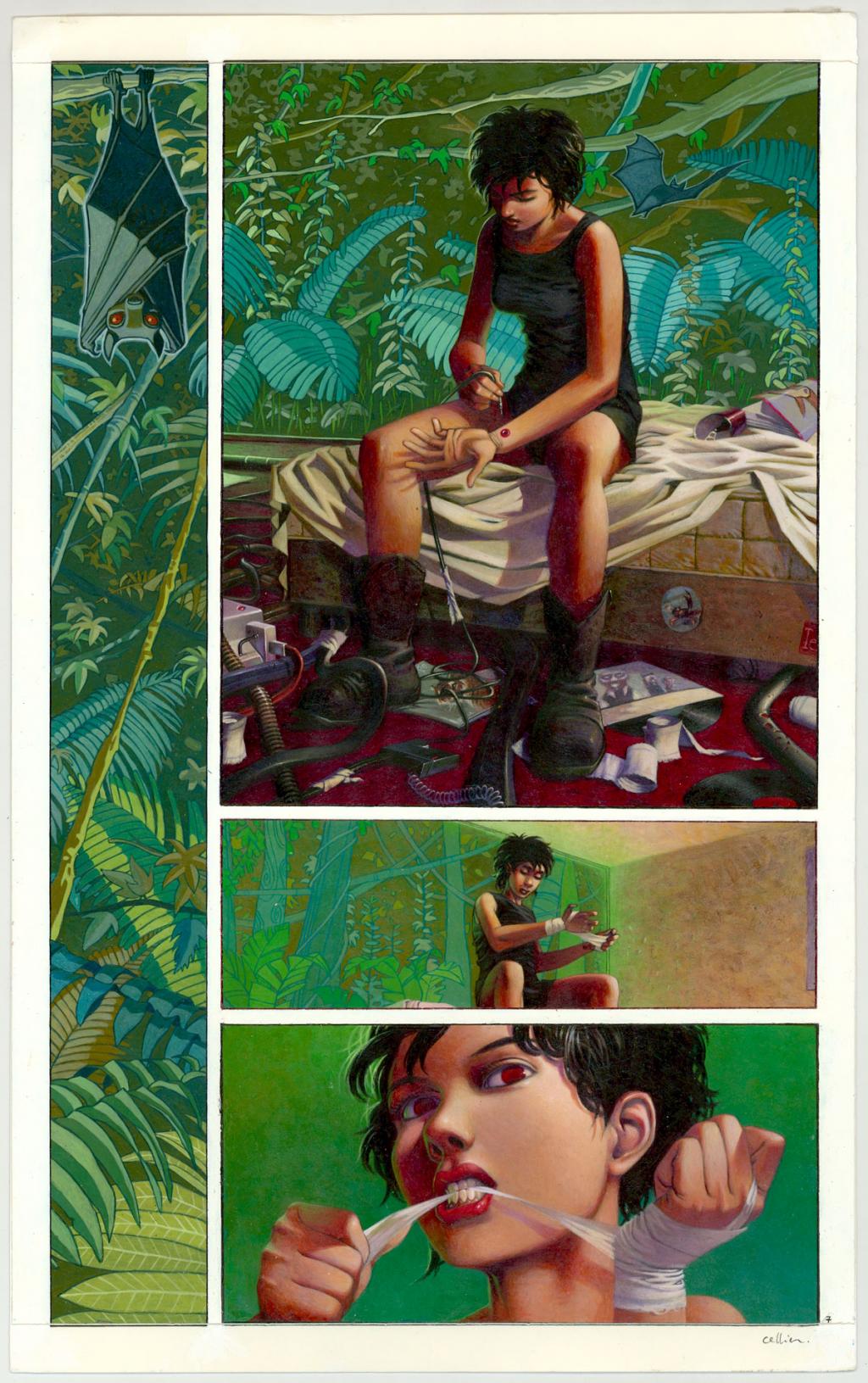 Planche originale - Jean-François Cellier - Acrylique sur papier - 3224