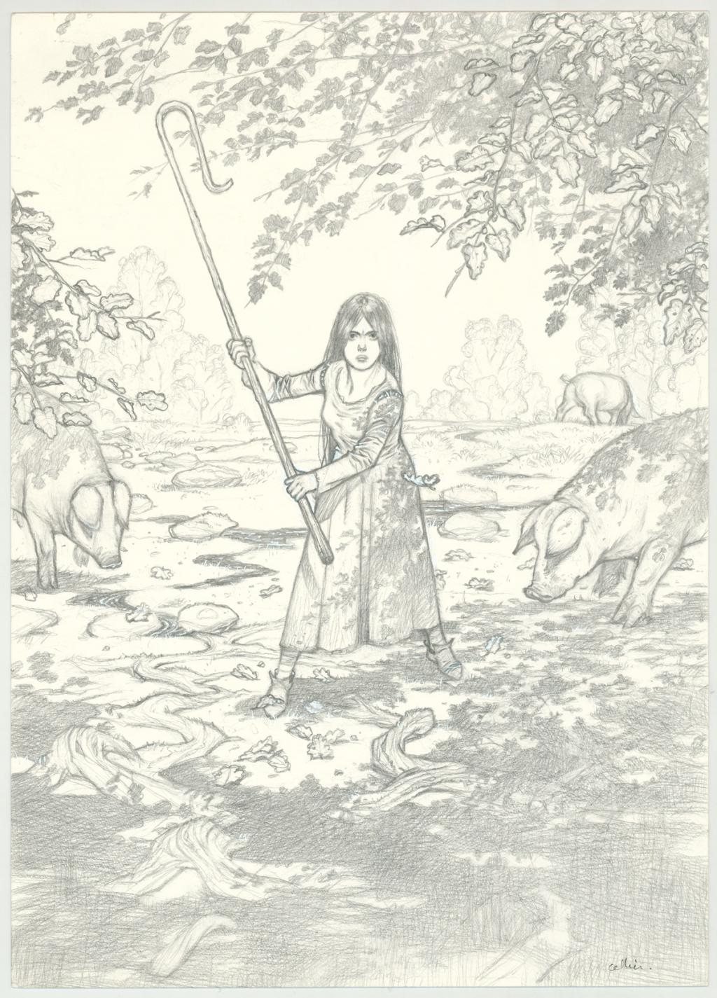 Couverture originale - Jean-François Cellier - Mine de plomb sur papier - 3287