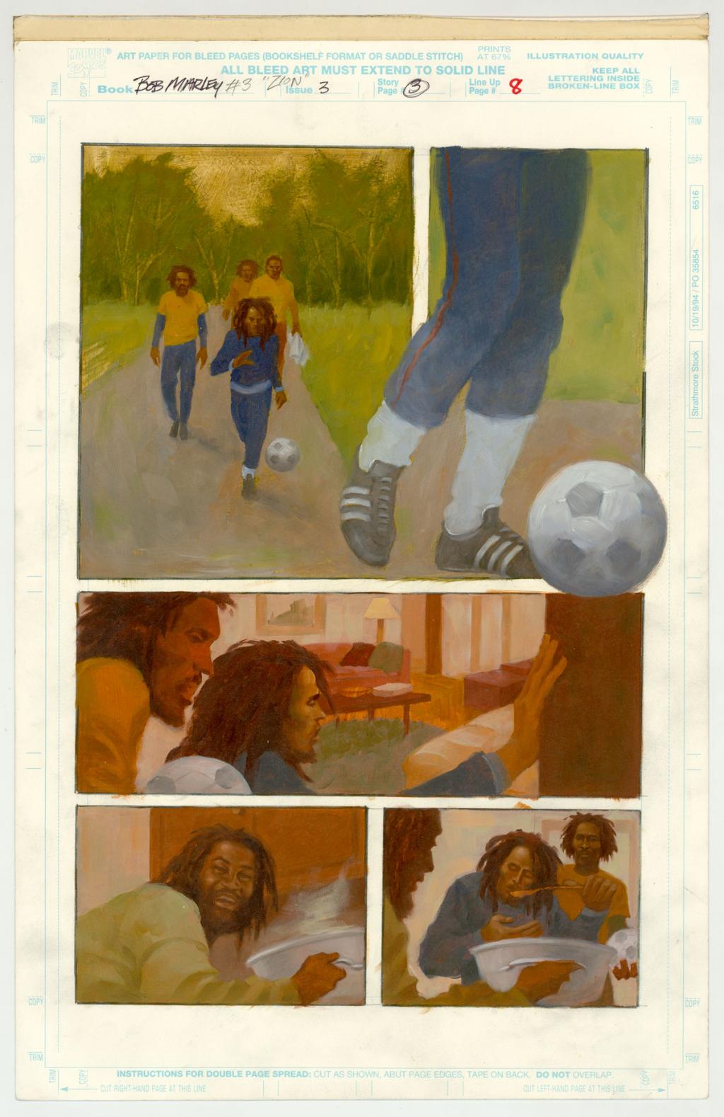 Planche originale - Gene Colan - Acrylique sur papier - 3235