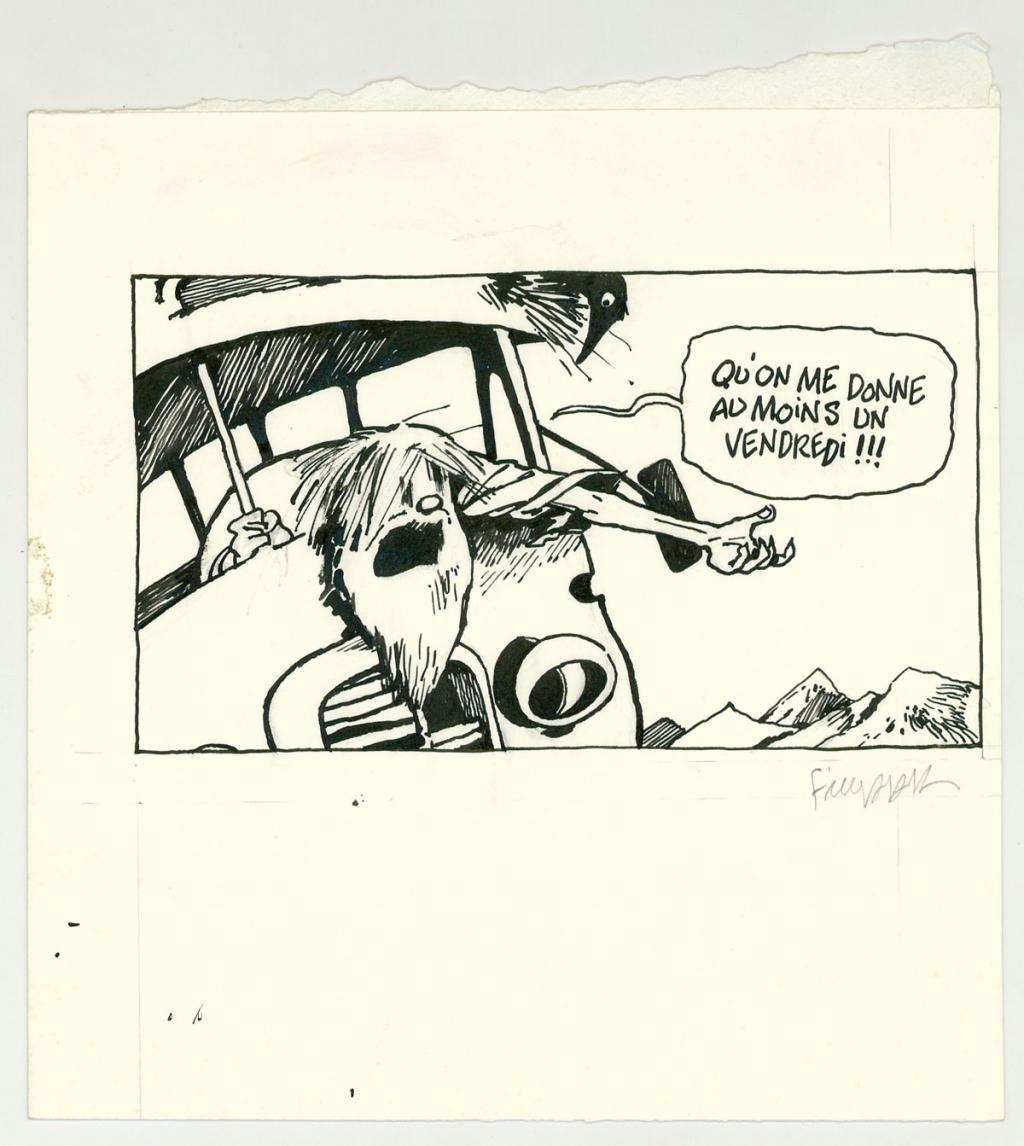 case originale inédite - F'murr - Encre de Chine sur papier - 3718