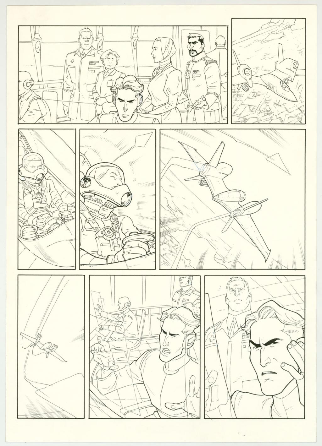 Planche originale - Marcial Toledano - Encre de Chine sur papier - 3263