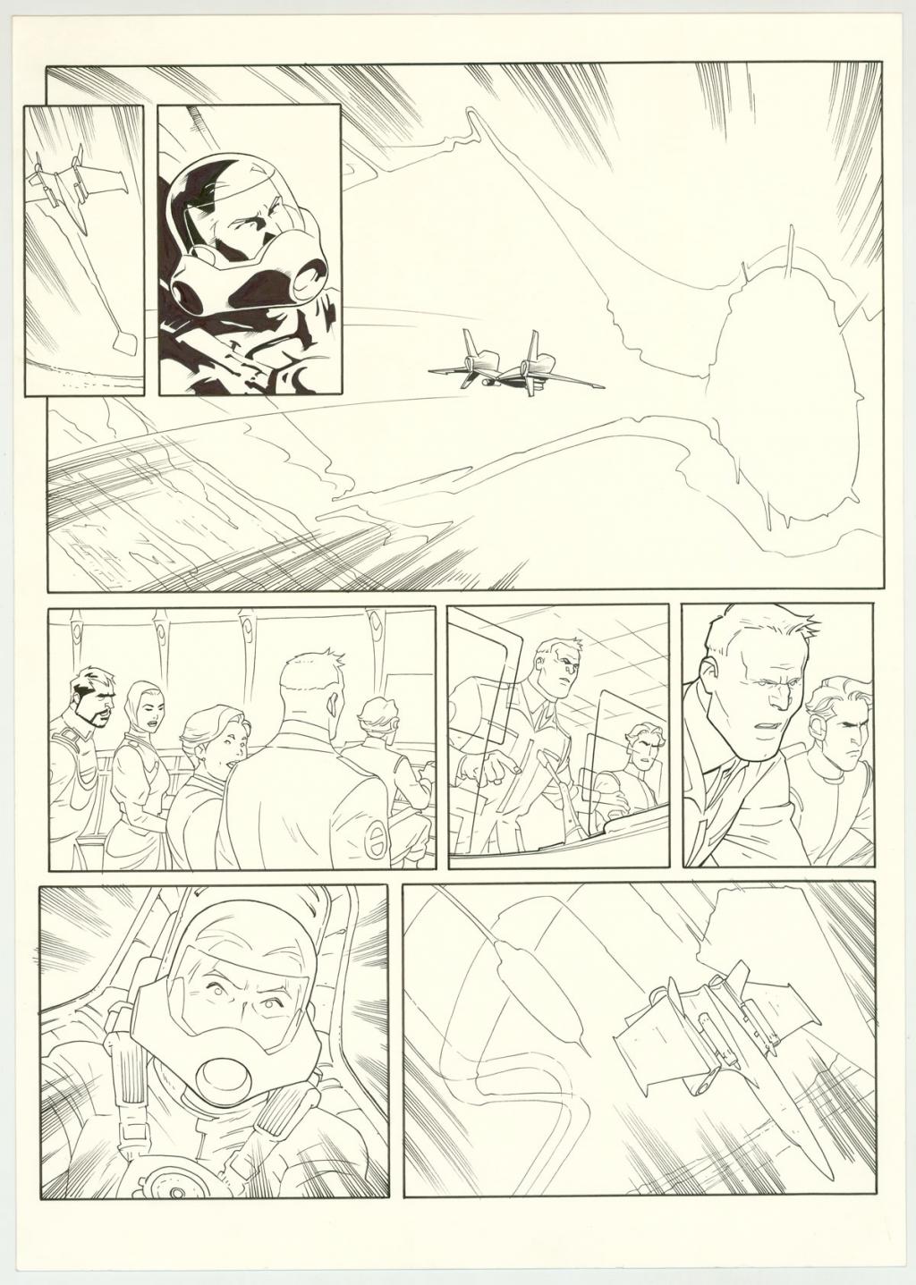 Planche originale - Marcial Toledano - Encre de Chine sur papier - 3264