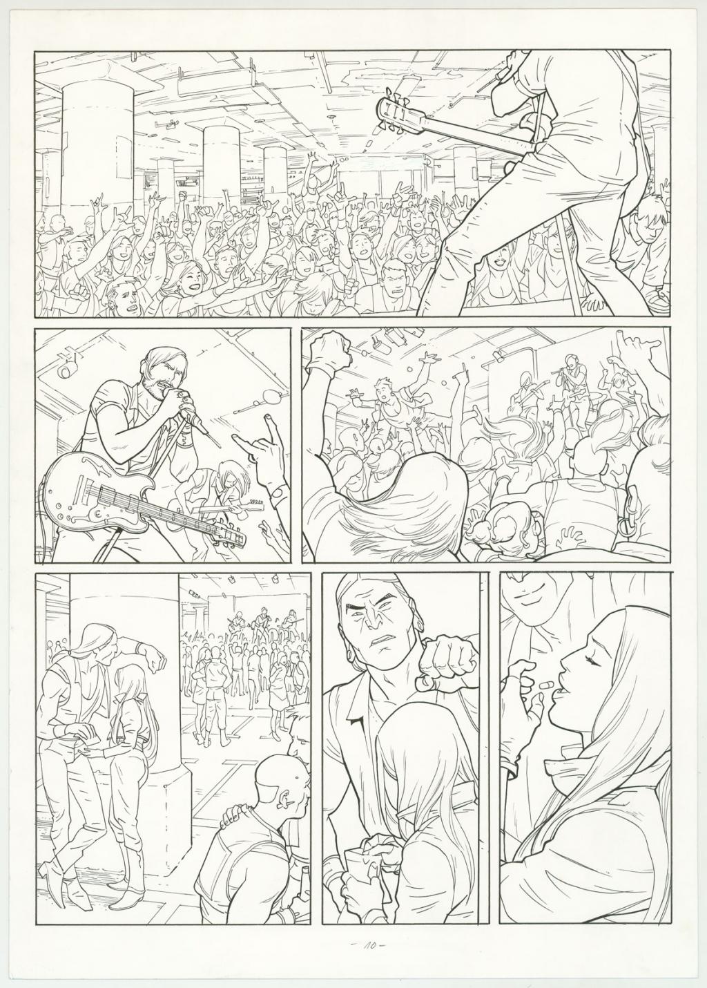 Planche originale - Marcial Toledano - Encre de Chine sur papier - 3269