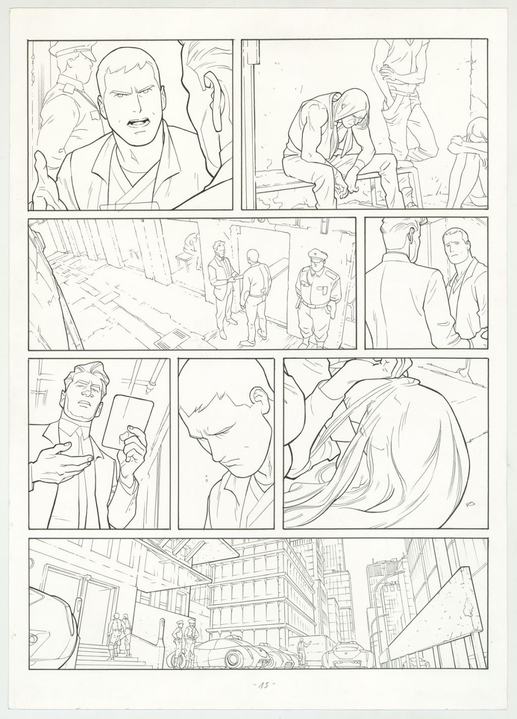 Planche originale - Marcial Toledano - Encre de Chine sur papier - 3274