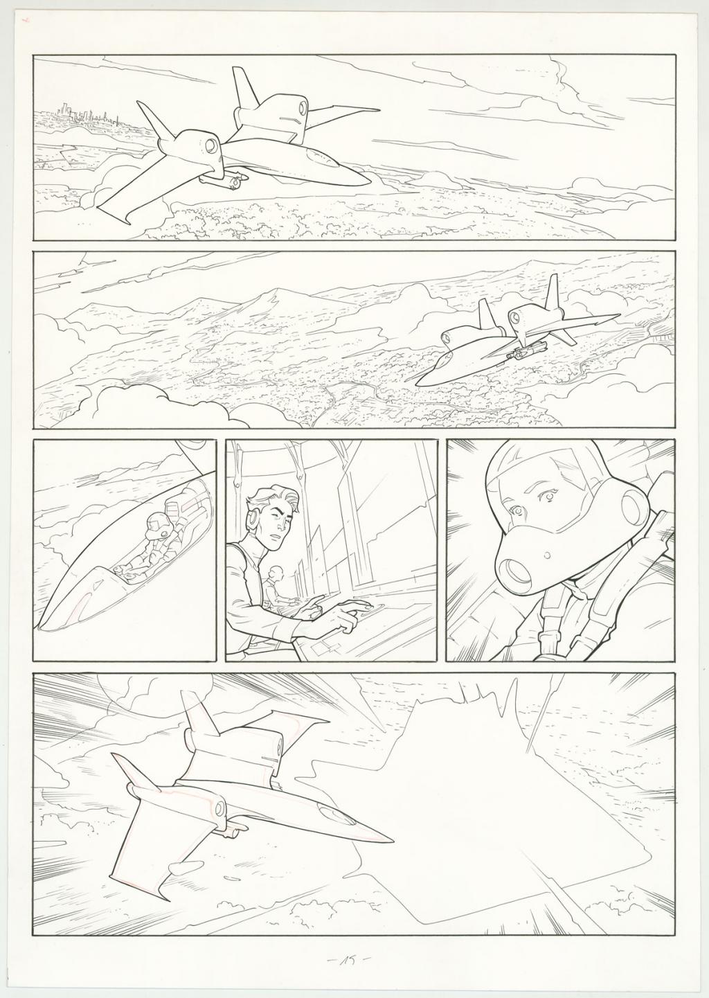 Planche originale - Marcial Toledano - Encre de Chine sur papier - 3278