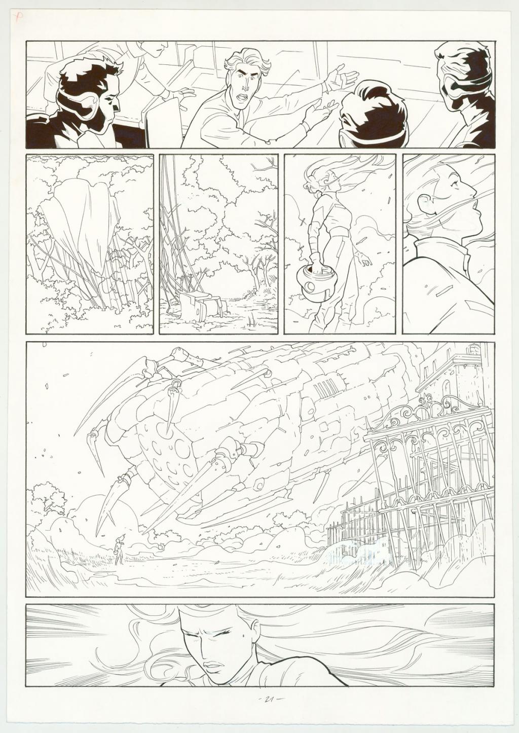 Planche originale - Marcial Toledano - Encre de Chine sur papier - 3280