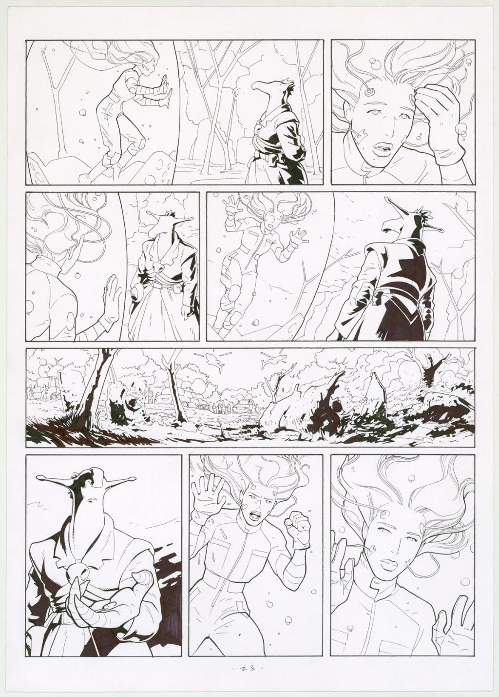 Planche originale - Marcial Toledano - Encre de Chine sur papier - 3281