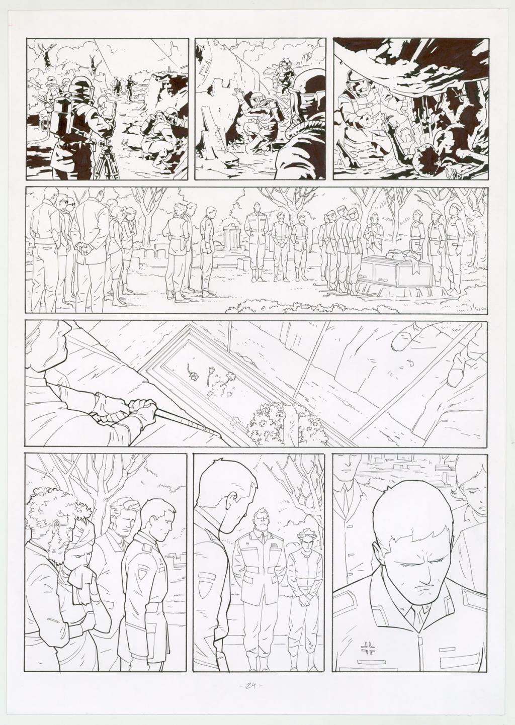 Planche originale - Marcial Toledano - Encre de Chine sur papier - 3282