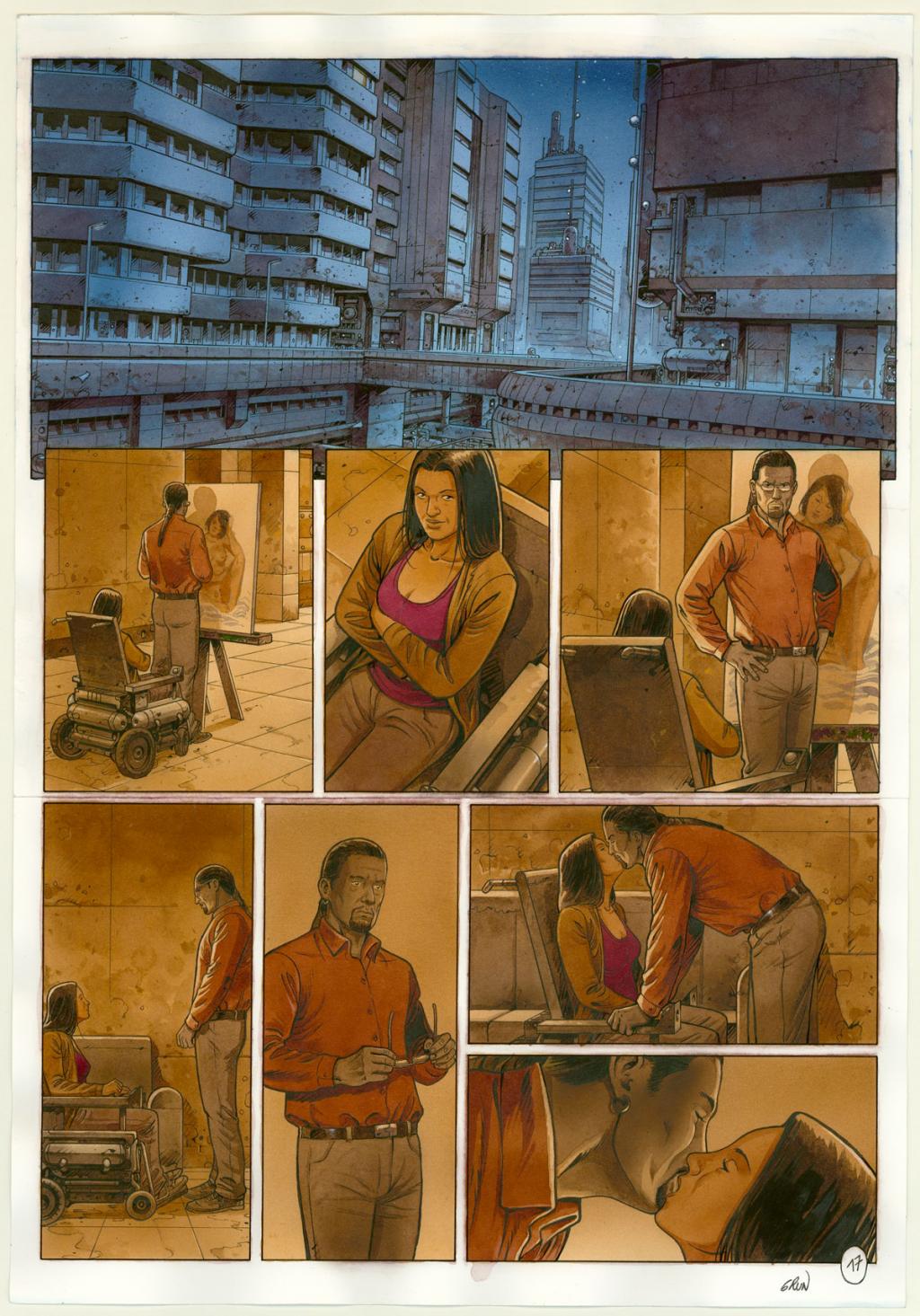 Planche originale n°17 - Grun - Technique mixte - 3324