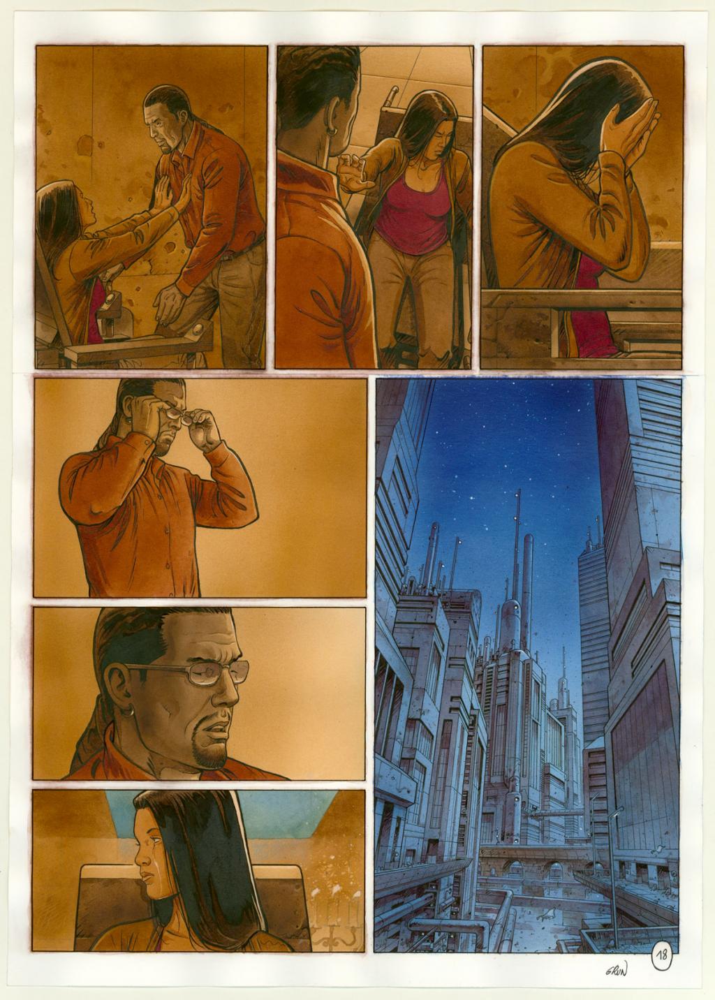 Planche originale n°18 - Grun - Technique mixte - 3323