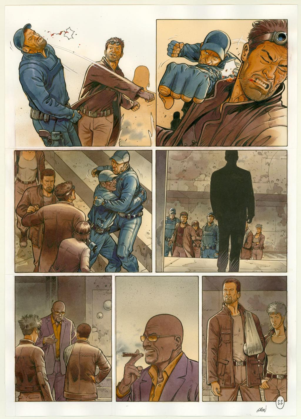 Planche originale n°22 - Grun - Technique mixte - 3322