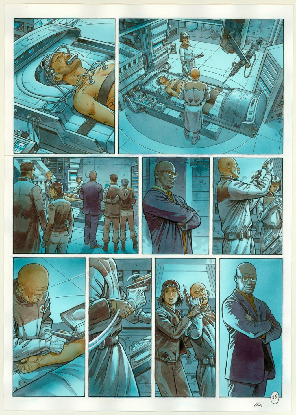 Planche originale n°25 - Grun - Technique mixte - 3320