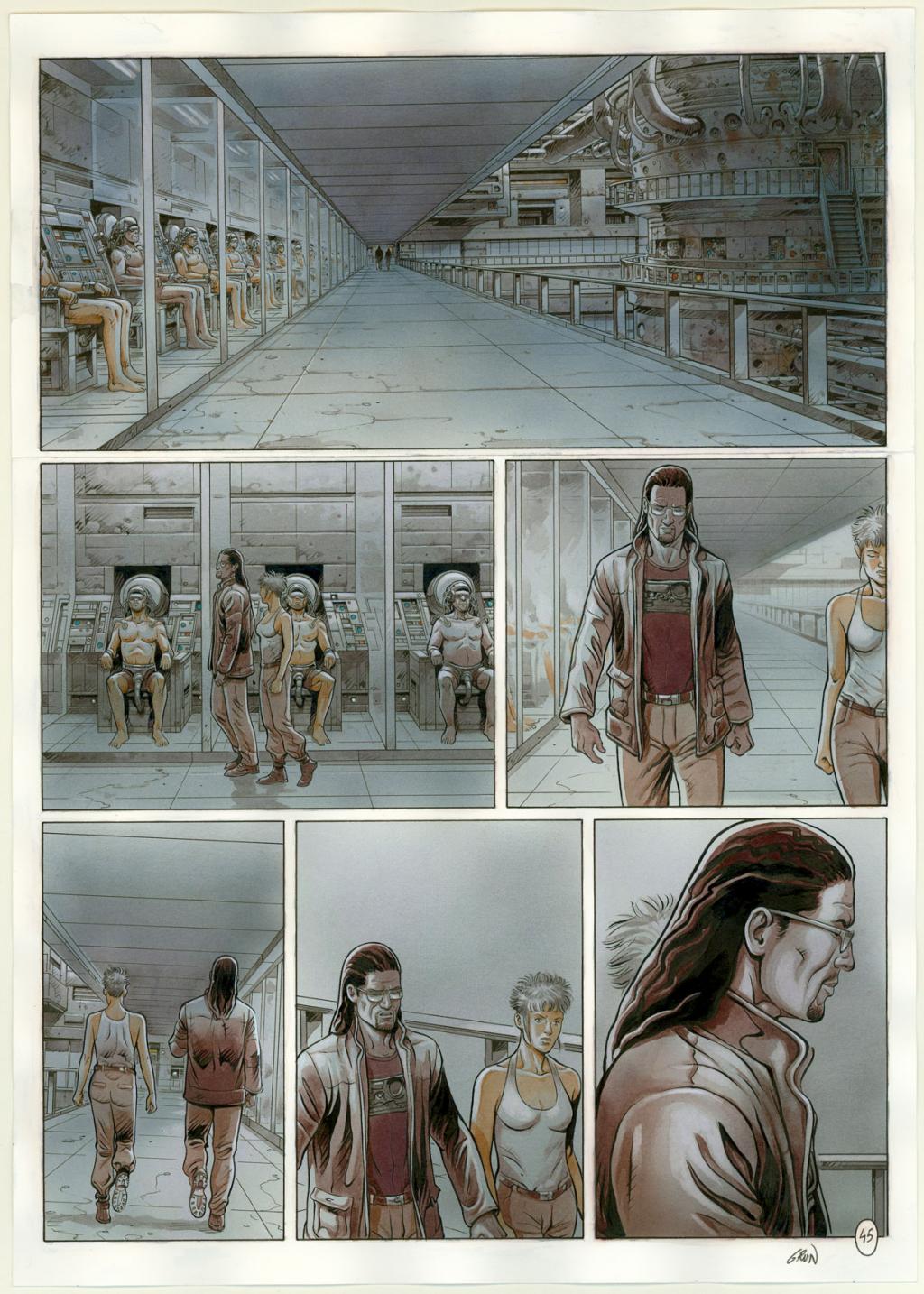 Planche originale n°45 - Grun - Technique mixte - 3316