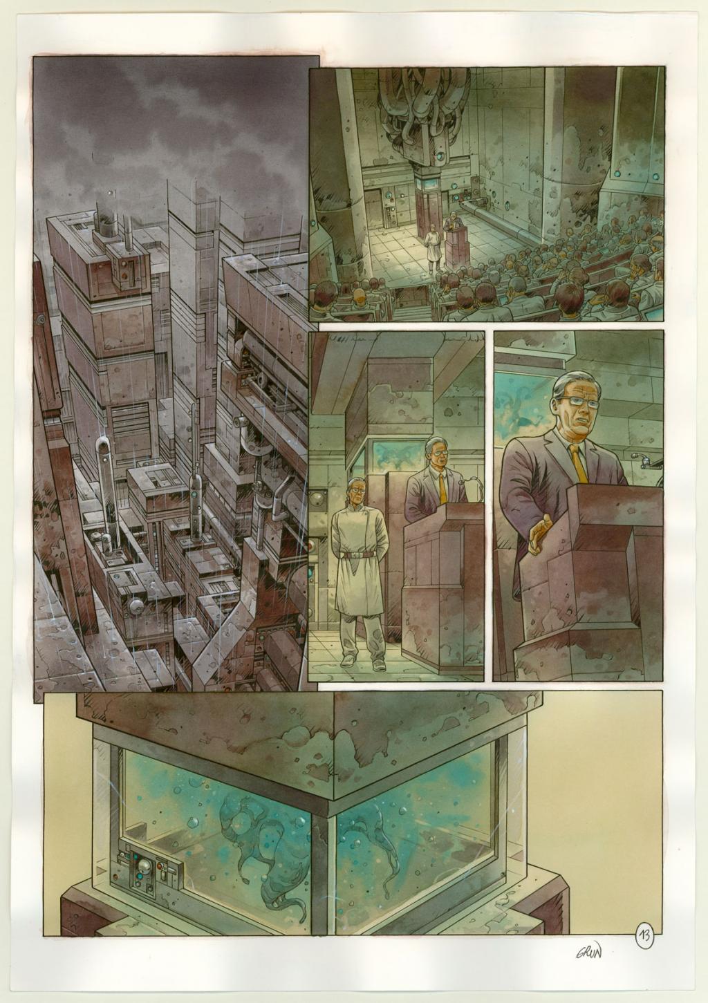 Planche originale n°13 - Grun - Technique mixte - 3312