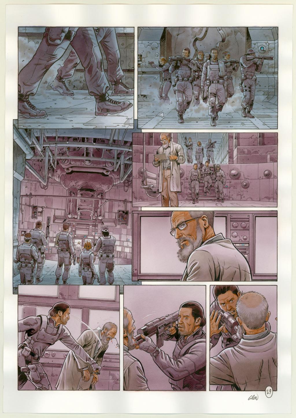 Planche originale n°29 - Grun - Technique mixte - 3310