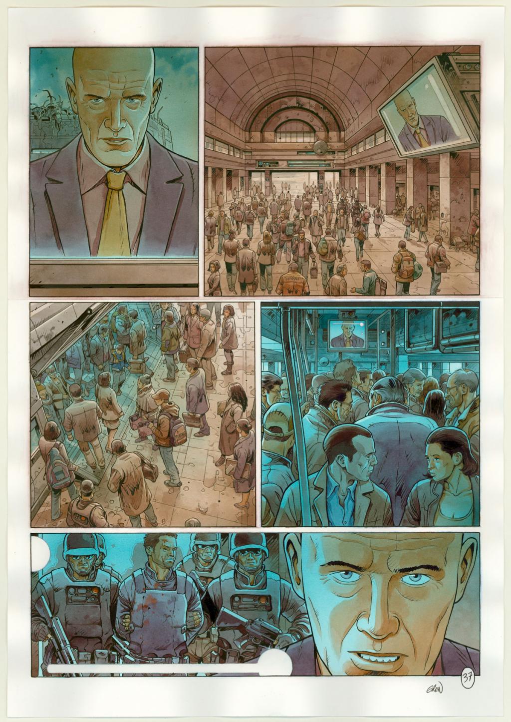 Planche originale n°37 - Grun - Technique mixte - 3309