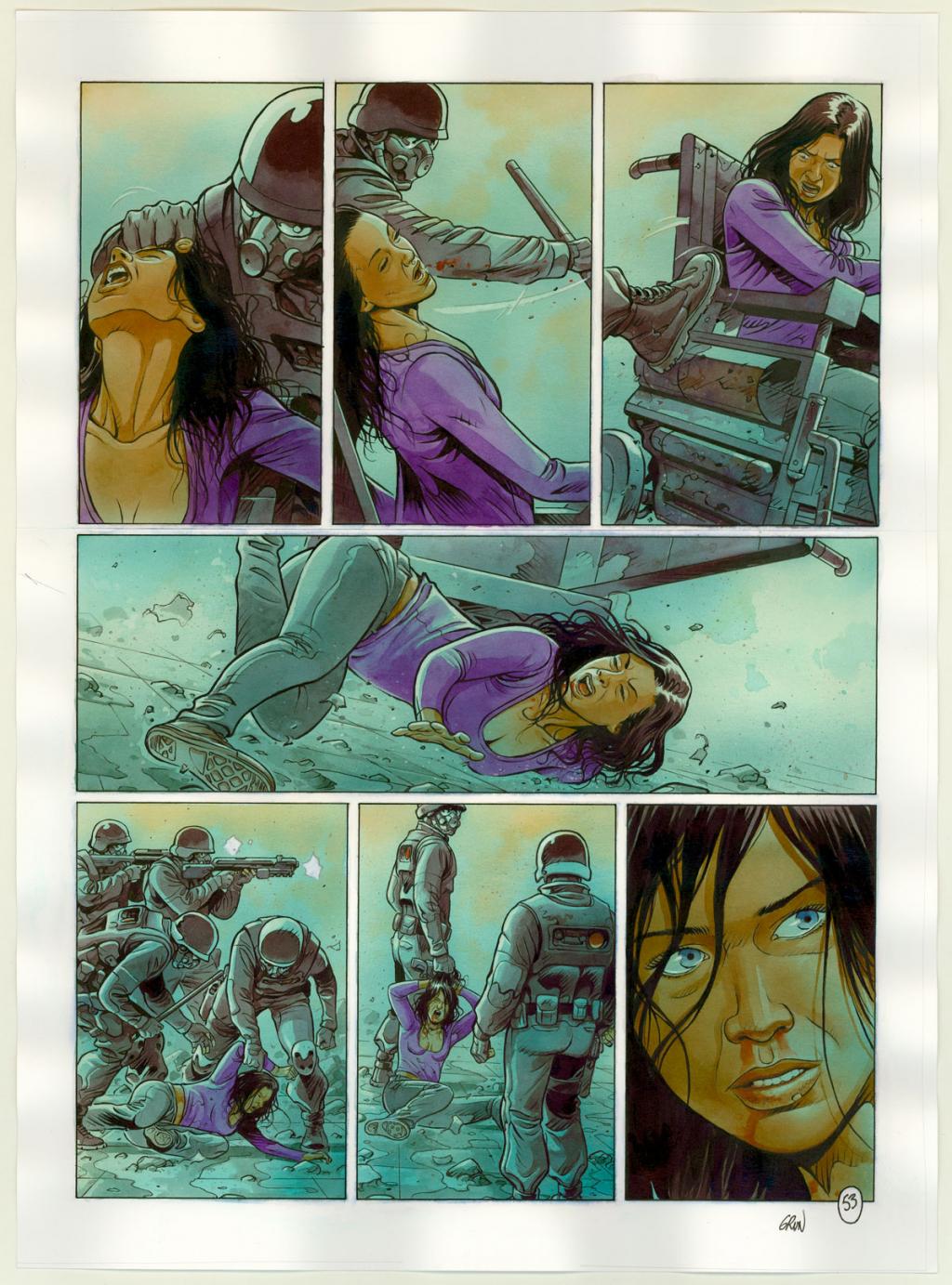 Planche originale n°53 - Grun - Technique mixte - 3308