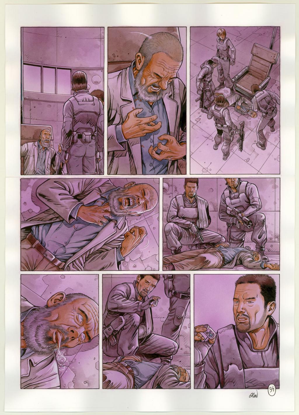 Planche originale n°34 - Grun - Technique mixte - 3307