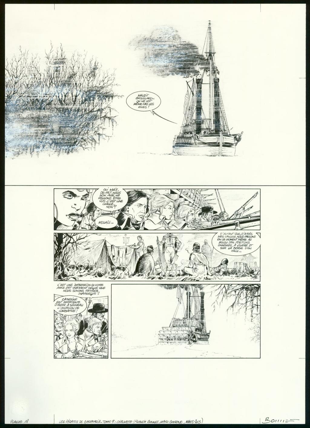 Planche originale - Franck Bonnet - Encre de Chine sur papier - 3358