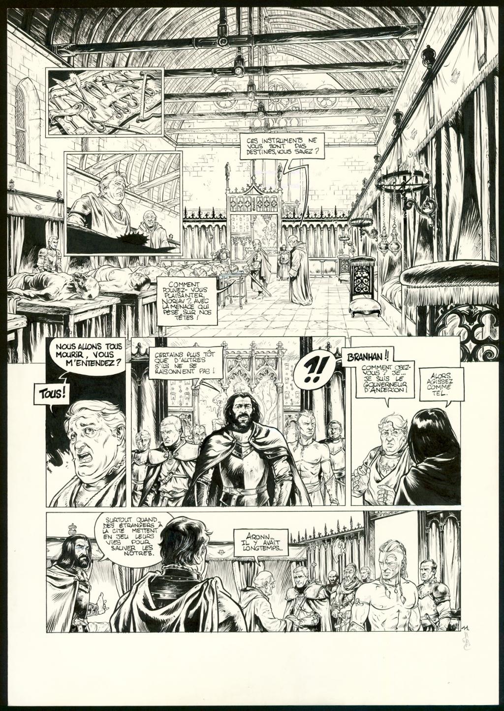 planche originale n°11 - Jean Charles Poupard - Encre de Chine - 3335