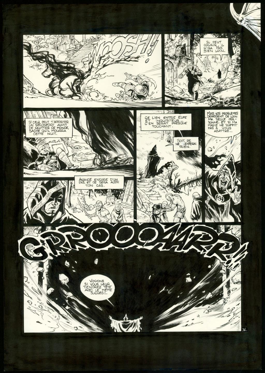 planche originale n°36 - Jean Charles Poupard - Encre de Chine - 3334