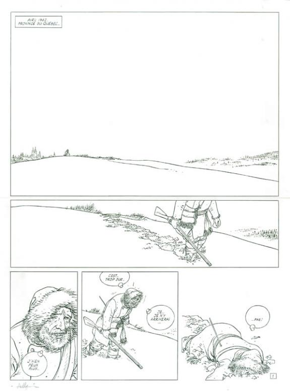 p01 + bleu - Patrice Pellerin - Encre de Chine sur papier - 3359