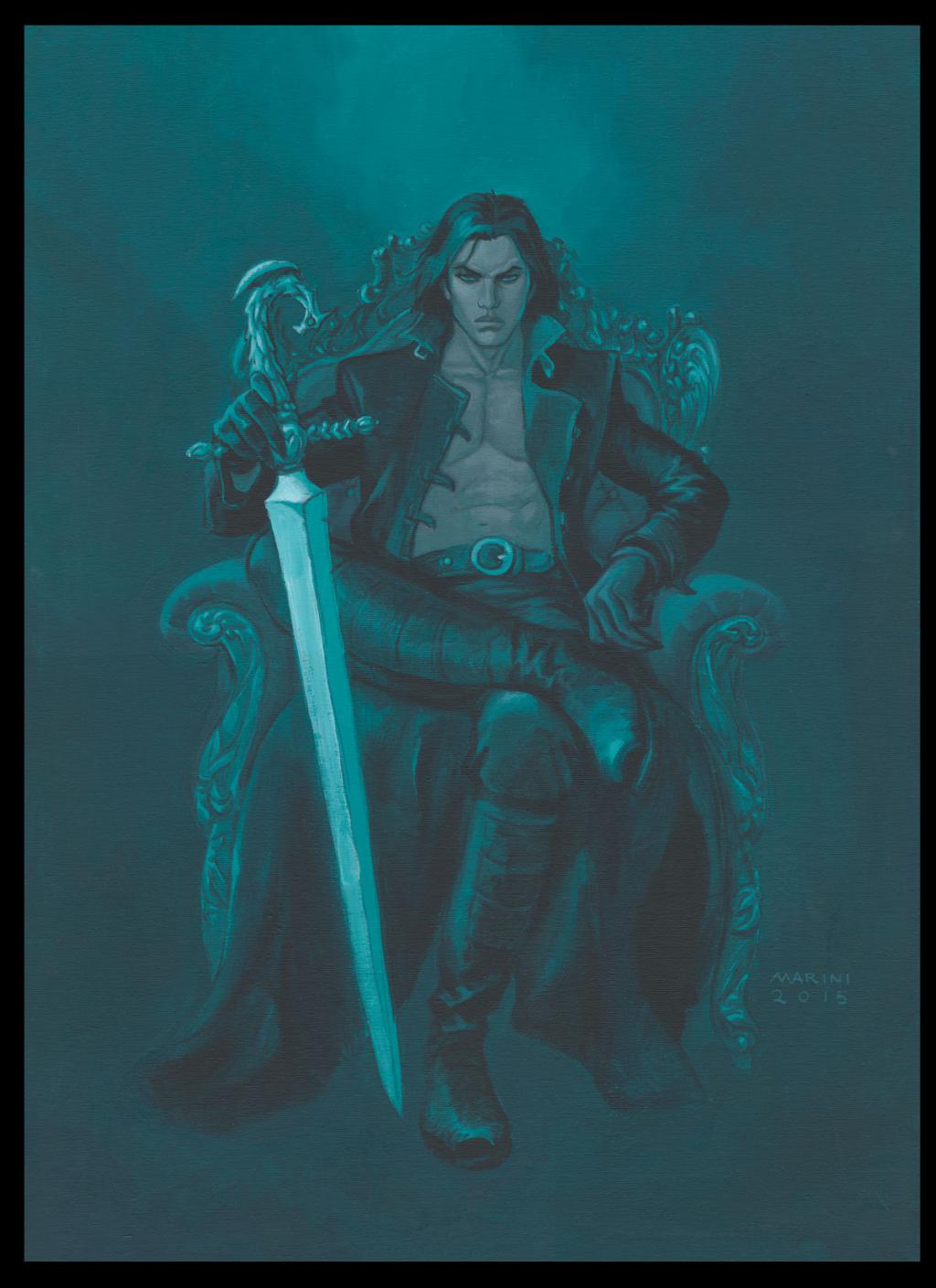 Couverture originale de la réédition - Enrico Marini - Acrylique sur toile (marouflé sur carton) - 5760