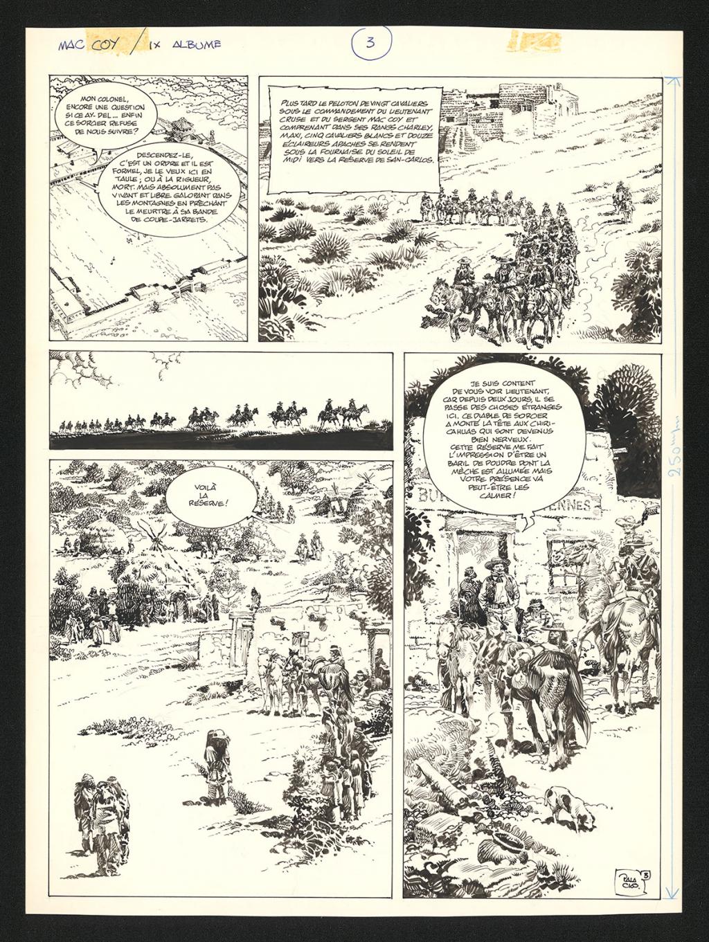 Planche originale n°3 - Antonio Hernandez Palacios - Encre de Chine sur papier - 4482