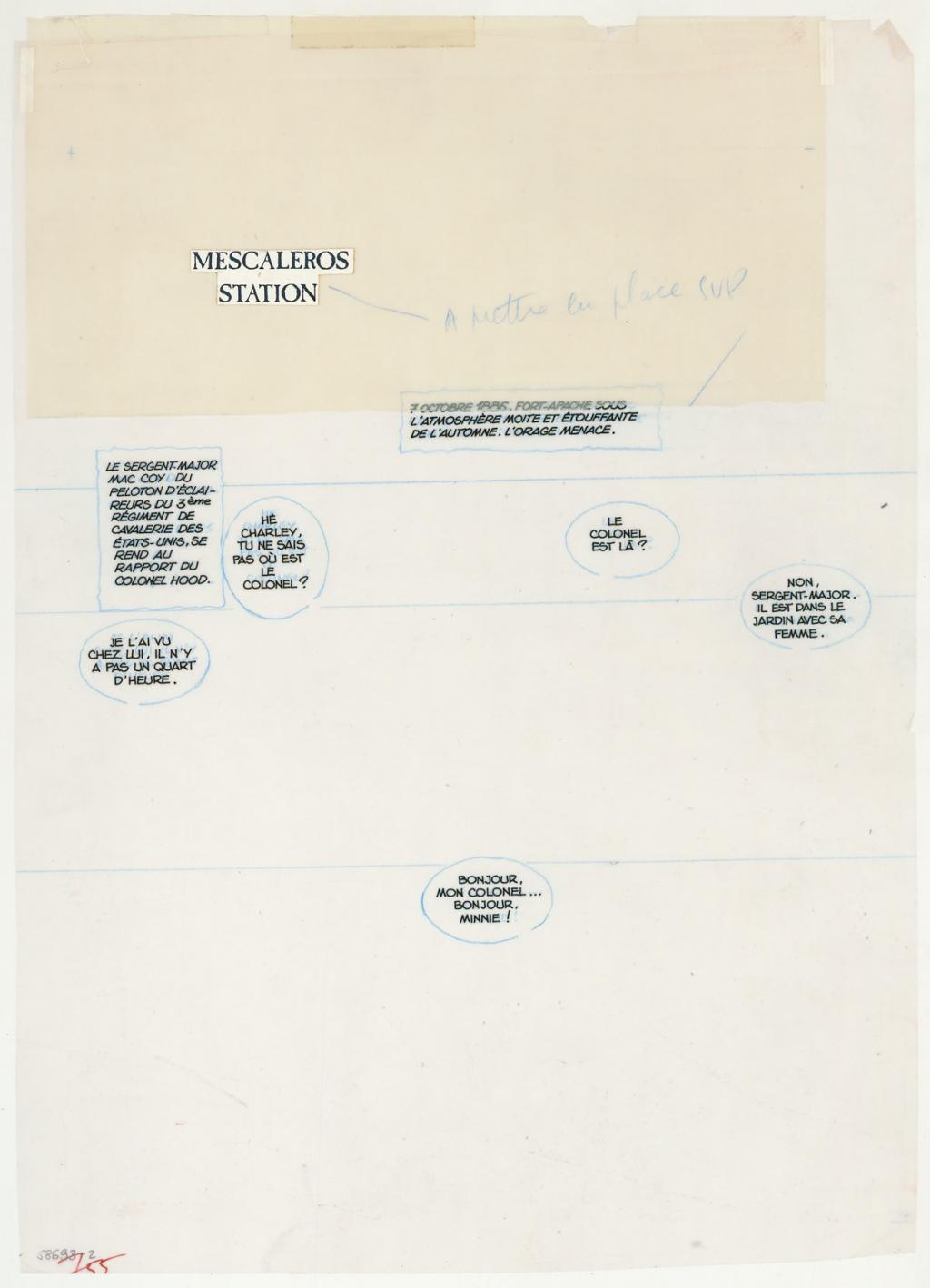 Planche originale n°1 - Antonio Hernandez Palacios - Encre de Chine sur papier - 4477