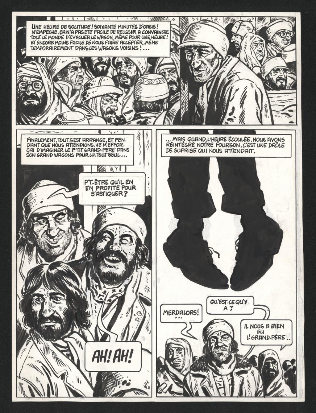 Planche originale n°7 - Jean-Marc Rochette - Encre de Chine sur papier - 5663