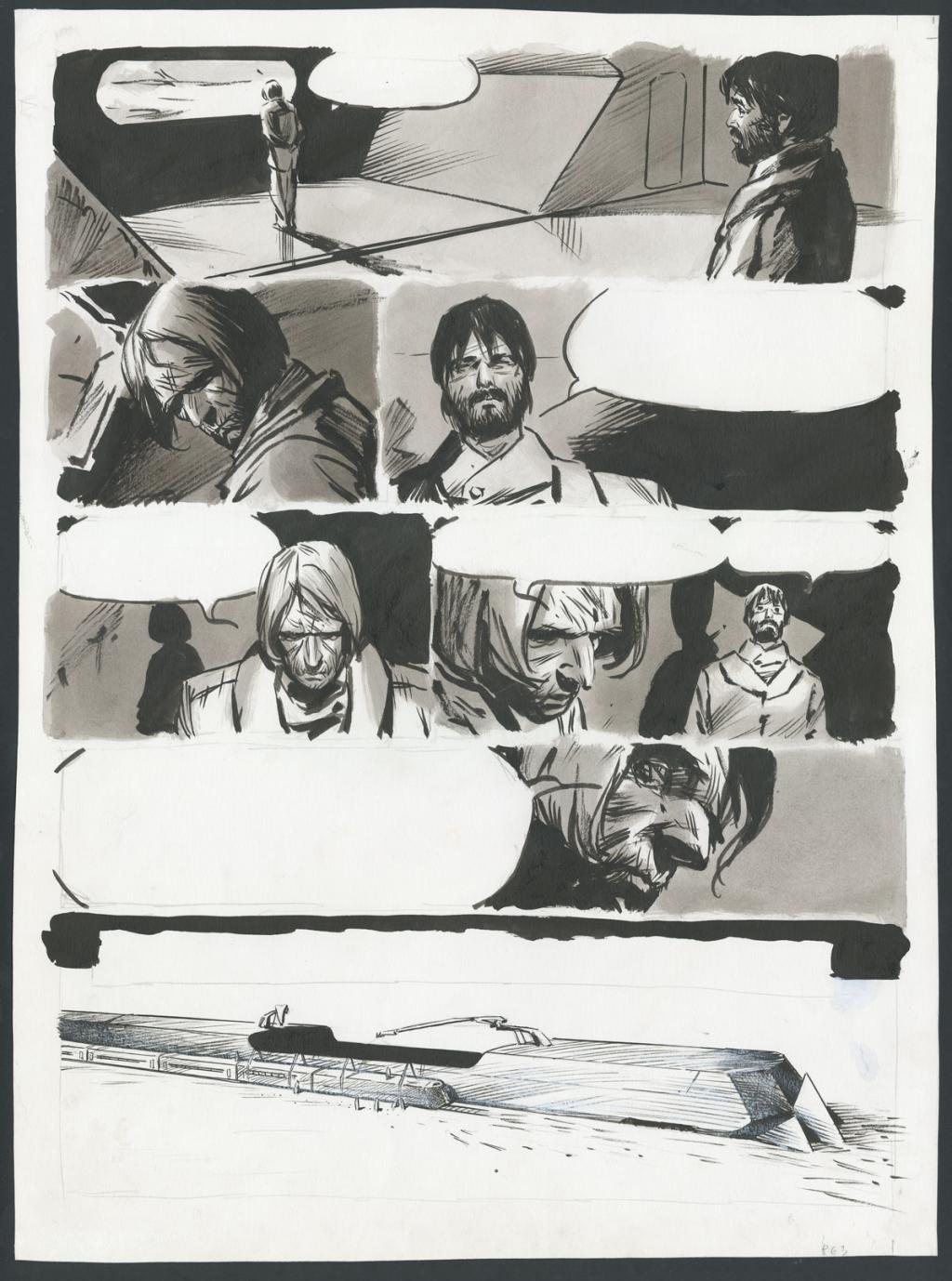 Planche originale n°63 - Jean-Marc Rochette - Encre de Chine sur papier - 5169