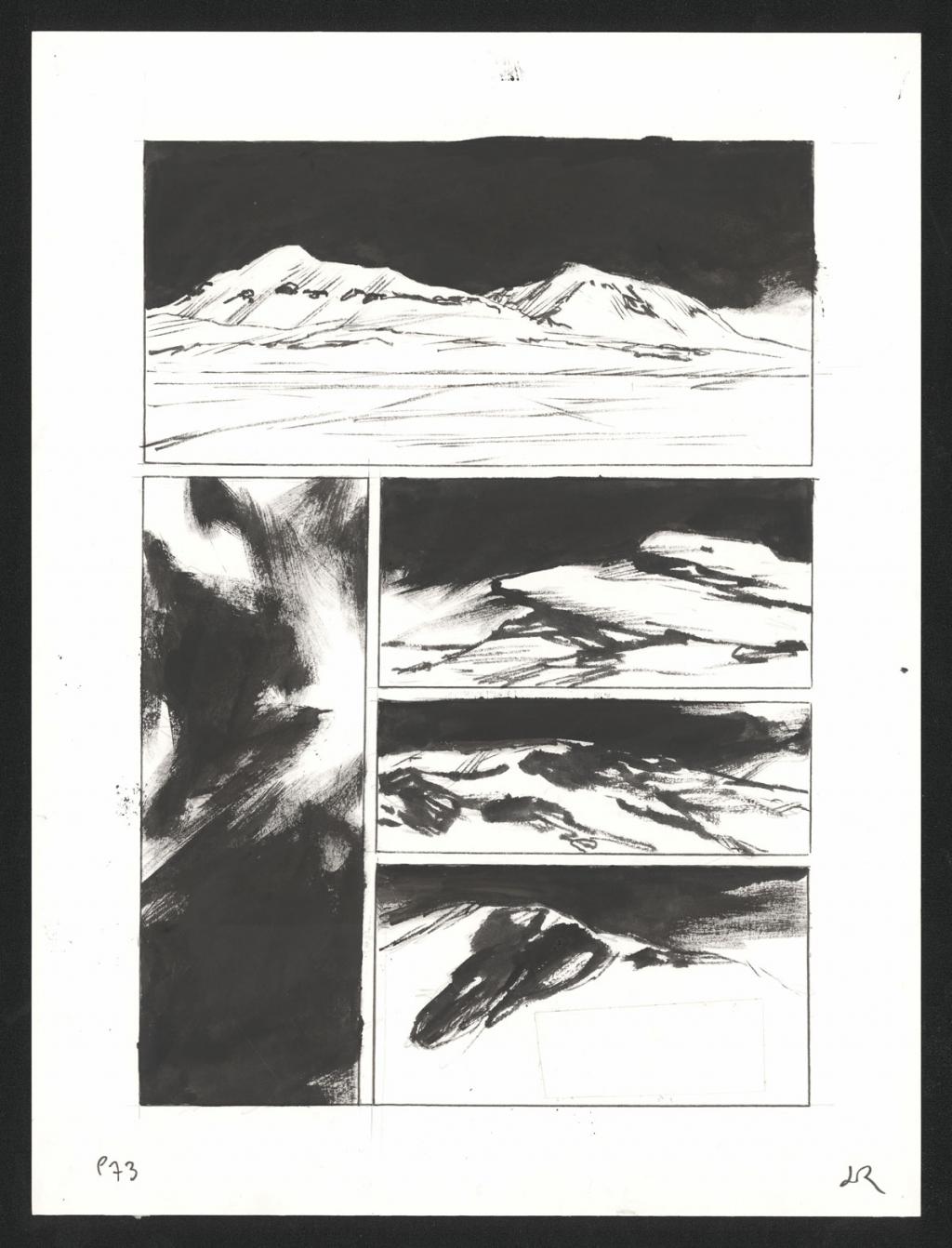 Planche originale n°73 - Jean-Marc Rochette - Encre de Chine sur papier - 4474