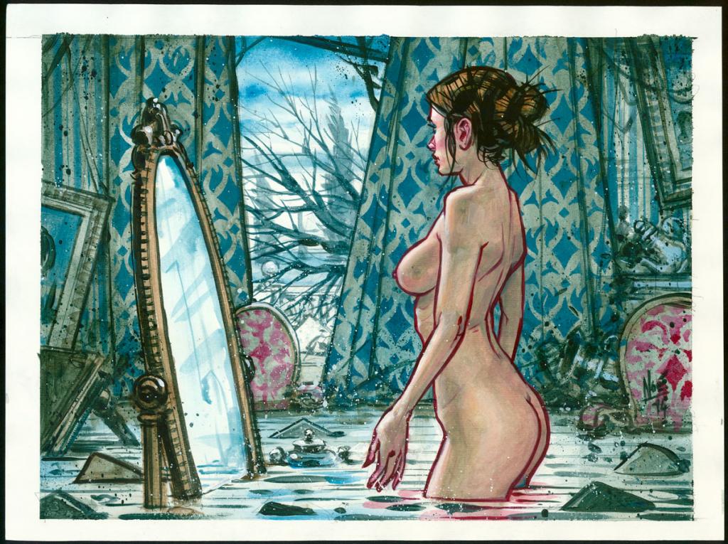 Illustration originale - Ignacio Noé - Acrylique sur papier - 4775